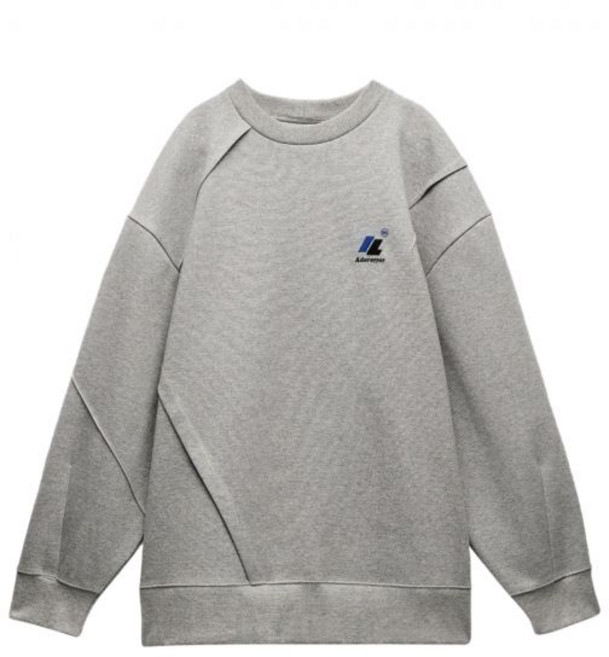 [정품 보증] Zara x Ader Error Oversize Sweatshirt Grey 자라 x 아더에러 오버사이즈 스웨트셔츠 그레이