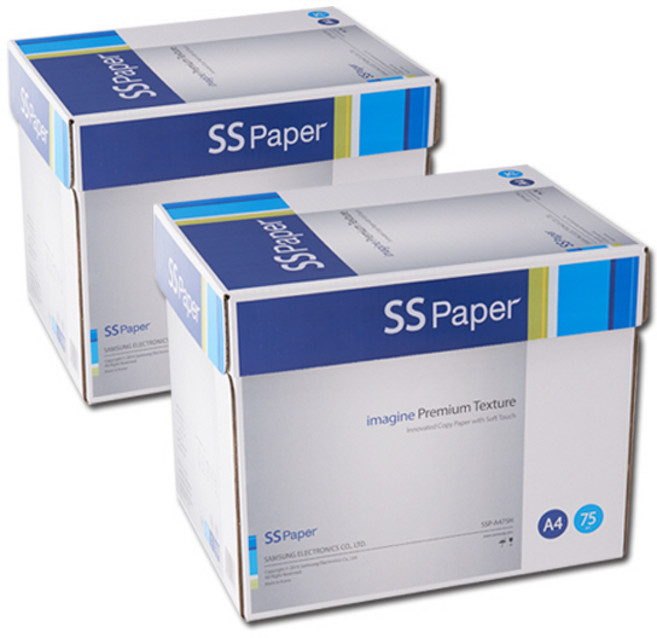 삼성 SS페이퍼 75gsm 2500매, 5000개, A4
