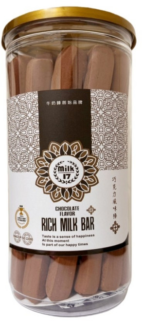 純新MILK 17 皇冠牛奶棒-巧克力風味棒, 300g, 1個