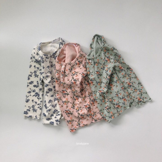 여아남아공용 봄실내복 홈룩 잠옷 남매 자매 형제 둥이 플라워상하복 예쁜실내복 내의 간절기