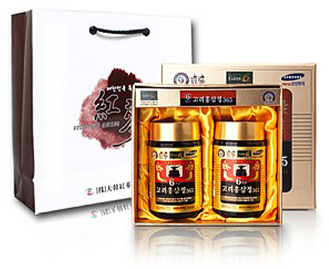 6년근 고려 홍삼정 홍삼농축액 홍삼진액 진세노사이드 사포닌 영지버섯 홍삼엑기스 2병 선물세트, 480g, 1개