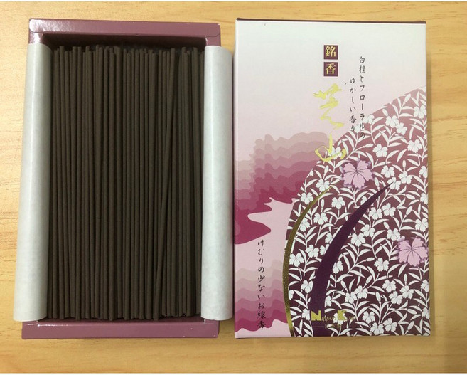 日本香堂.線香.卧香.薰香, 芝山銘香-百花白檀, 白檀香