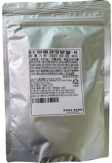 바베큐맛 시즈닝500g(동방)-양념감자시즈닝, 500g, 1개