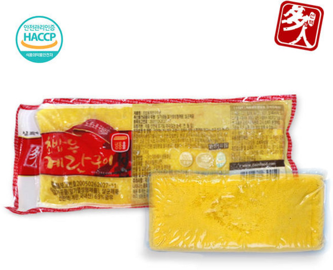 국산 초밥용 냉동계란말이(홀) 500g HACCP 다시마끼 초계란 달걀구이, 12개