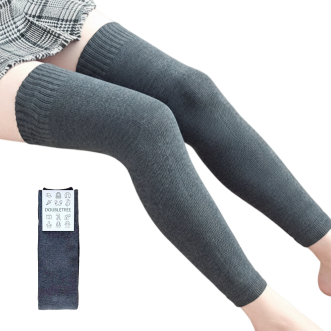 더블트리 심플 무지 롱 레그워머