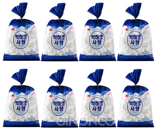 청우 박하향사탕, 410g, 8개