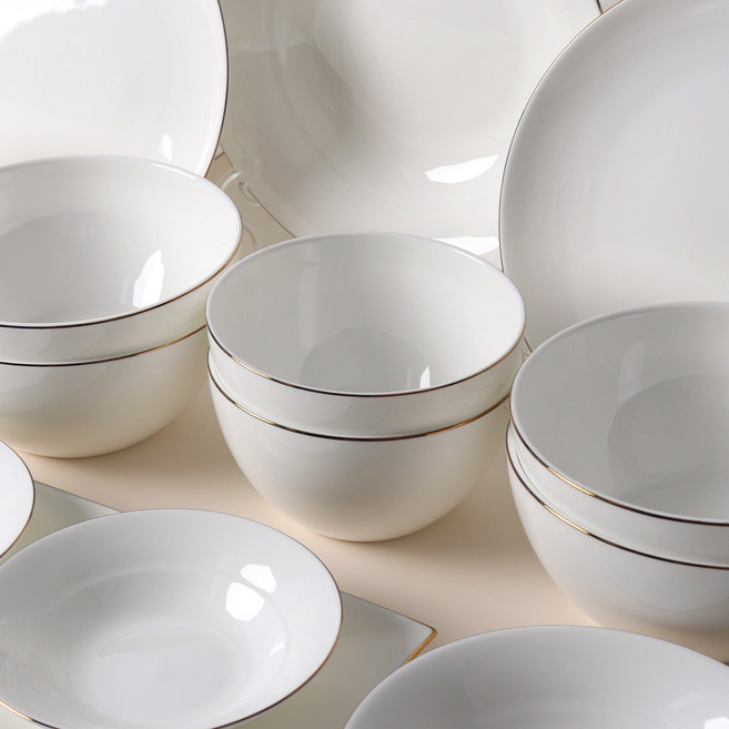 골드라인 본차이나 신혼그릇세트 23p 4인 홈세트, 1개