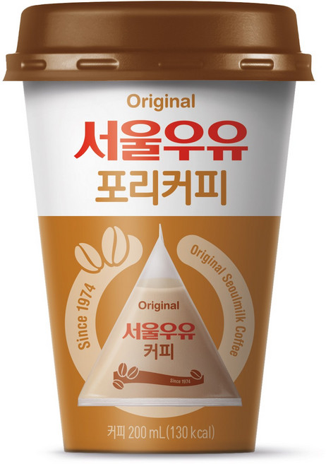 서울우유 컵 포리커피, 10개, 200ml