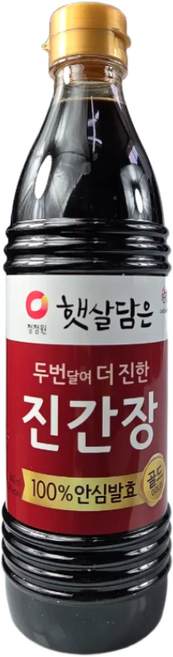 햇살담은 두번 달여 더 진한 진간장 골드, 840ml, 5개