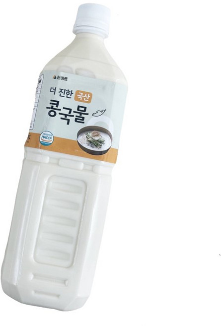 산미르 국산 콩 100% 진한 콩국물 무첨가, 2개, 1L