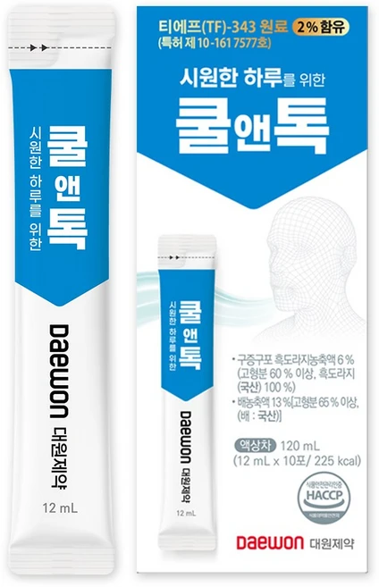 대원 제약 쿨앤톡 시원한 하루를 위한 흑도라지 콜 구증구포 배농축액 생강 특허원료 목편한 목건강, 1개, 120ml - 쿠팡