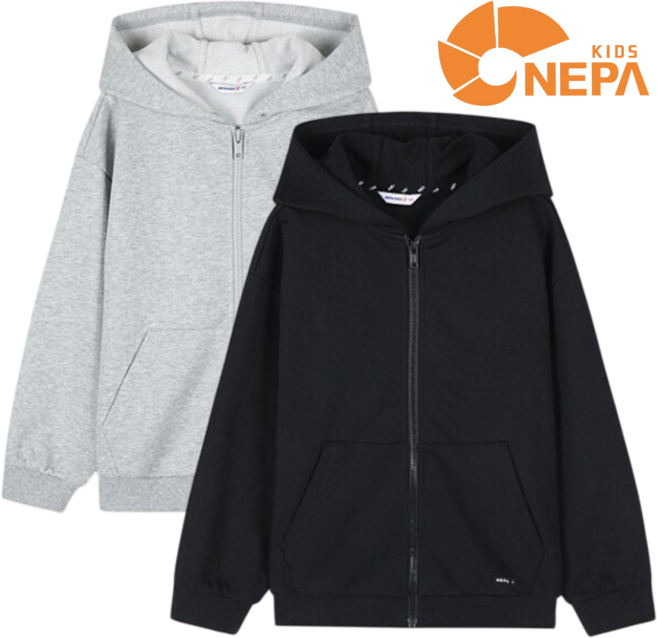 백화점발송 네파키즈 공용 초붐 베이직 에센셜 후드집업