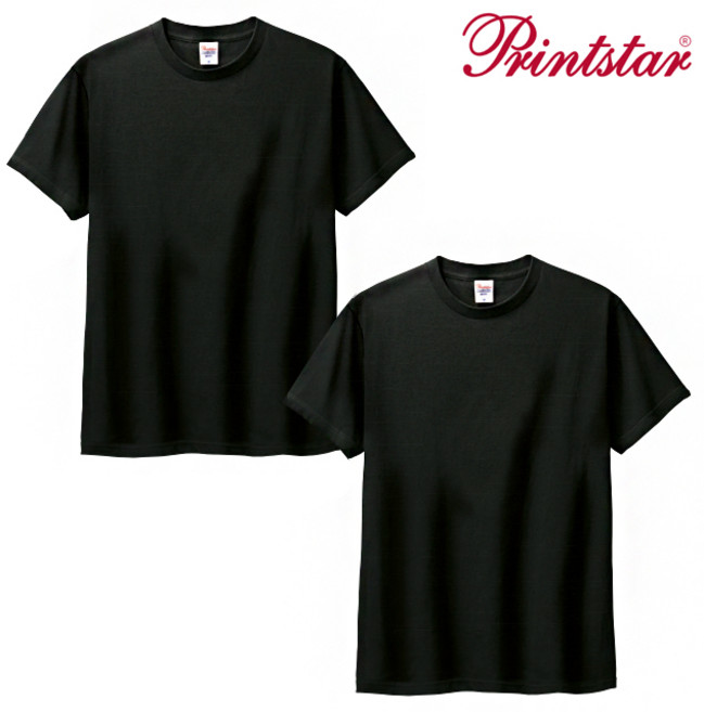 프린트스타 17수 남녀공용 반팔 티셔츠 2장 세트