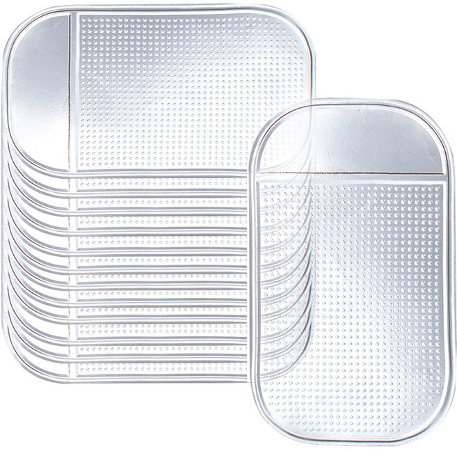 CTR 12P 미끄럼방지 논슬립패드, 1개, 12P 중형 13X7cm 투명