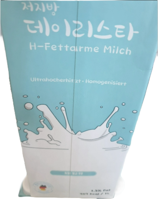 데이리스타 밀쉬 저지방 멸균우유, 1L, 1개