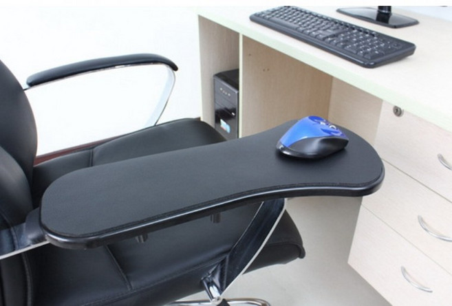 책상 팔받침대 마우스패드 의자 팔걸이 장착 사용가능, 선택_팔받침대 대형, 1개