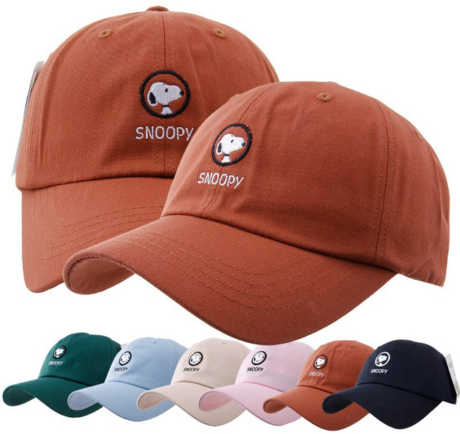 스누피 볼캡 야구모자 캐주얼 캡모자 남성 여성 공용/H-23103
