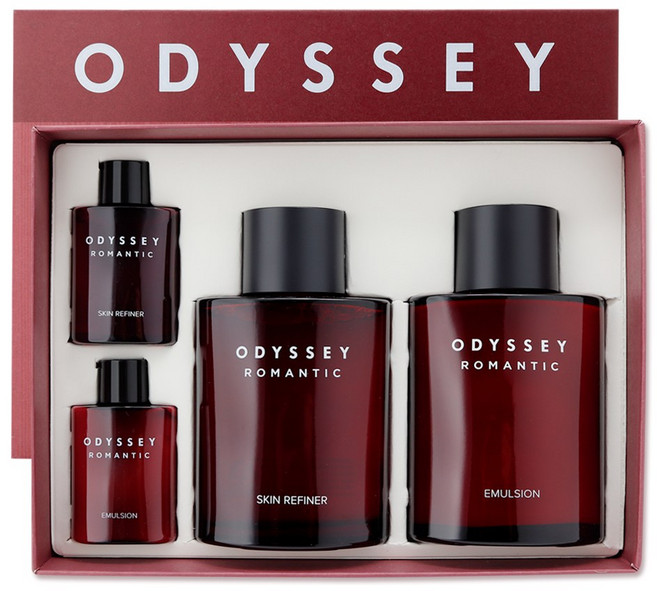오딧세이 로맨틱 클래식 2종세트 50대 60대 향좋은 남자남성 스킨로션 선물세트, 1세트