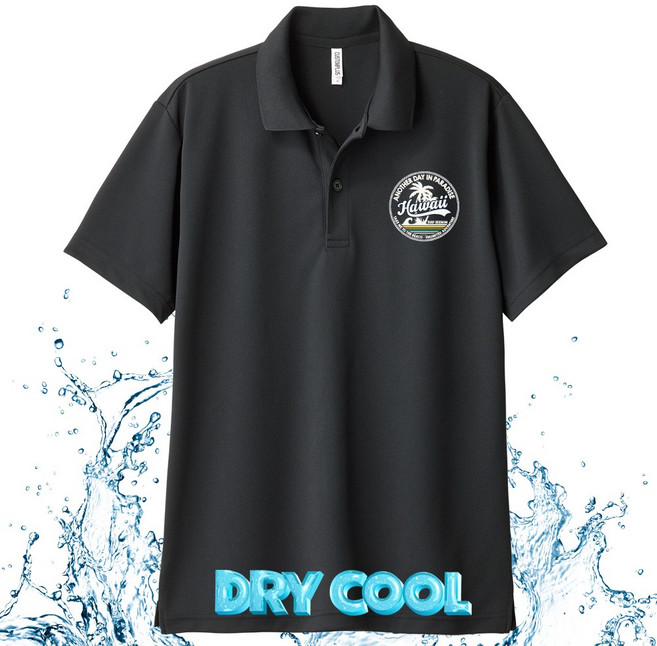 커스텀블랙 KB하와이 드라이 기능성 쿨 카라티 시원한 반팔티 골프티셔츠 PK 빅사이즈