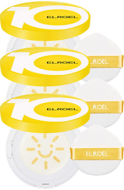 엘로엘 선쿠션 S10 2026년 팡팡 빅선쿠션 시즌10, 3개, 25g