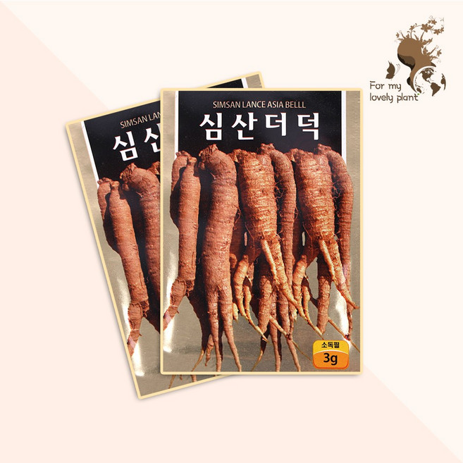 심산더덕 3g 미래종묘 민속특수 씨앗, 1개