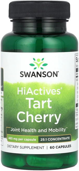 몸관리하세요 겨울입니다 Swanson HighActives® 타트체리 465mg 캡슐 60정 특별관리진행, SwansonHighActives®타트체리465mg캡슐, 1개 - 쿠팡