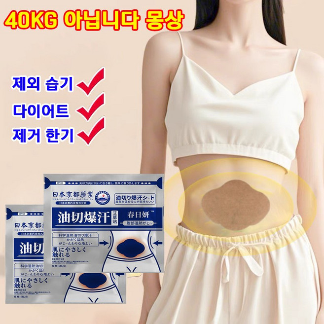 당일배송/지방태움/배꼽다이어트/지방부종제거/관리/재팬쑥복부다이어트패치 10매입, 5매, 2개