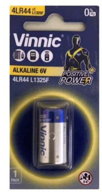 【大林電子】Vinnic 4LR44 鹼性電池, 1個
