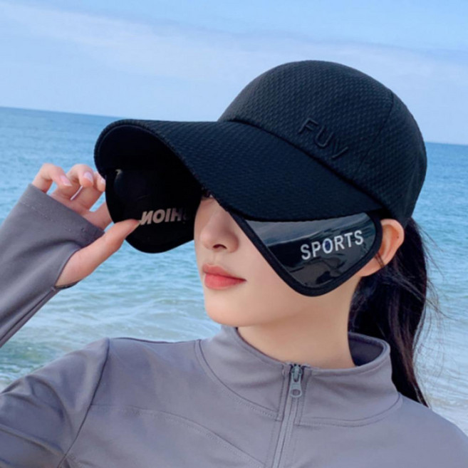 날개 망사캡 햇빛차단 골프모자 낚시모자 슬라이드윙 메쉬캡 썬캡