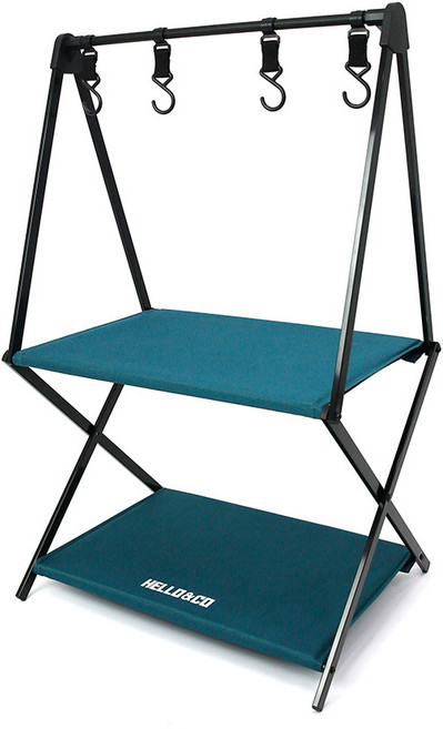 캠핑 2단 선반 행어 쉘프, 행어 쉘프2단_오션, 1개