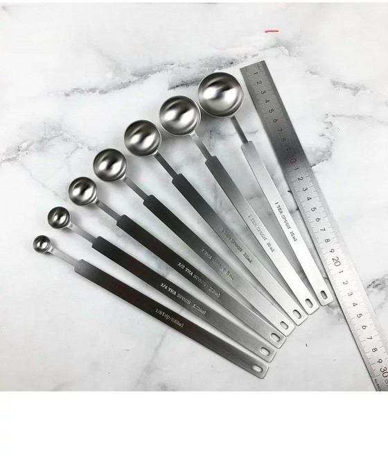 계량 스푼 저울 무게 찻잎 소수점 단위 베이킹 304 용접 긴 손잡이 100ml, 올인원 계량 스푼 2.5ml