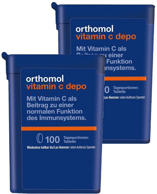 오쏘몰 비타민 C 데포 타블렛, 100정, 2개