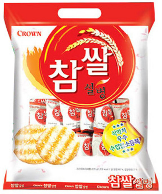 크라운 참쌀설병, 270g, 1개
