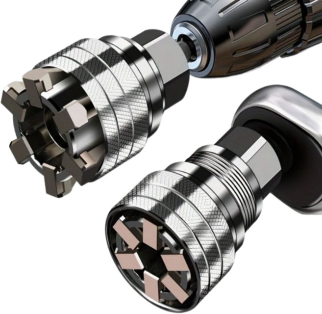 다용도 전동드릴 수동렌치 만능 임팩트 소켓 어댑터, 21*52, 1개