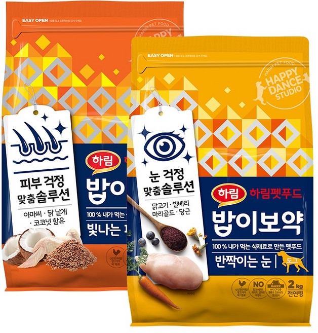 밥이보약 DOG 강아지 사료 4kg (빛나는 피모+반짝이는 눈), 밥이보약 DOG 강아지 사료 4kg (빛나는 피모+반짝, 1, 닭고기