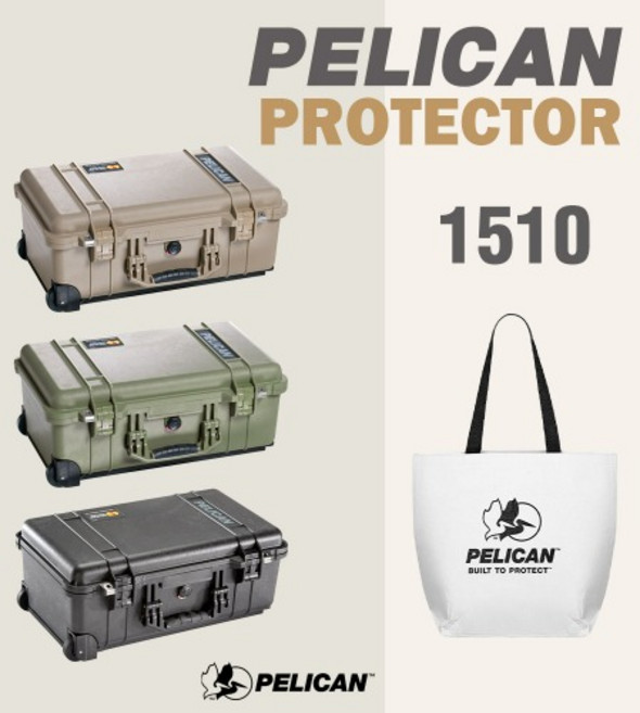 펠리칸 케이스 1510 프로텍터, 블랙, 폼 타입, 1개