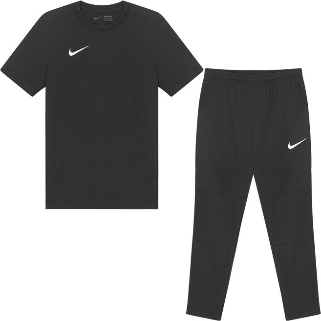 나이키 기능성 반팔티 트레이닝 바지 반팔 티셔츠 운동복 세트 남여공용 트레이닝복 + ALS 마스크