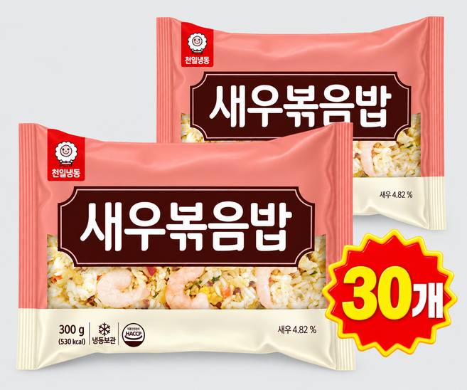 천일냉동 [천일식품] 천일 새우볶음밥 300g, 30개