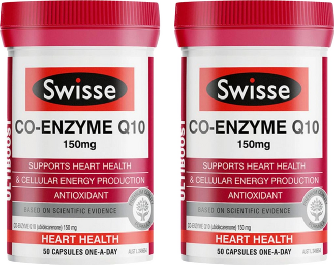 스위스 코-엔자임 Q10 150mg 하트 헬스 캡슐, 50정, 2개