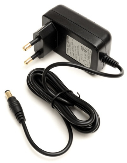 (파워텍) 아답터 100~240V / 4.2V 2A (내경2.1mm/외경5.5mm) 전원 코드 일체형 (비닐포장), 1개