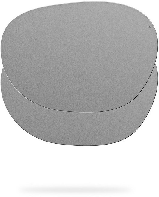 헤리터 수 테이블매트 및 코스터, 은, 2개, 테이블매트 (L)