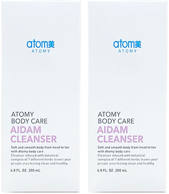 여성 청결제 애담 애터미 청결제 200ml 2개세트 + 휴대용 포켓물티슈 1개 선물, 2개
