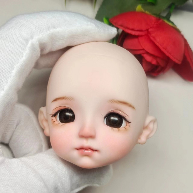 BJD 球體關節人偶, 1個, 棕瞳,妝頭+六分小奶體
