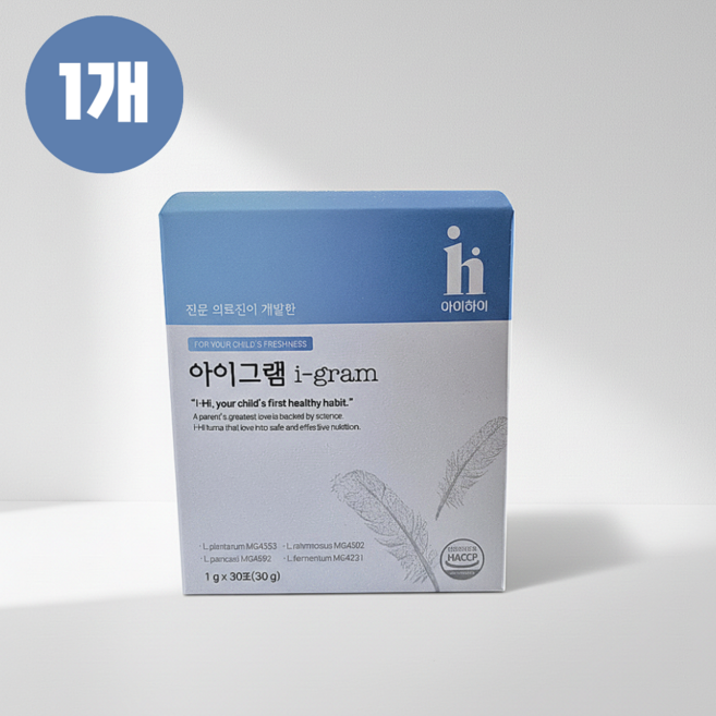 아이하이 아이그램 유산균 딸기맛, 30회분, 1g, 1박스