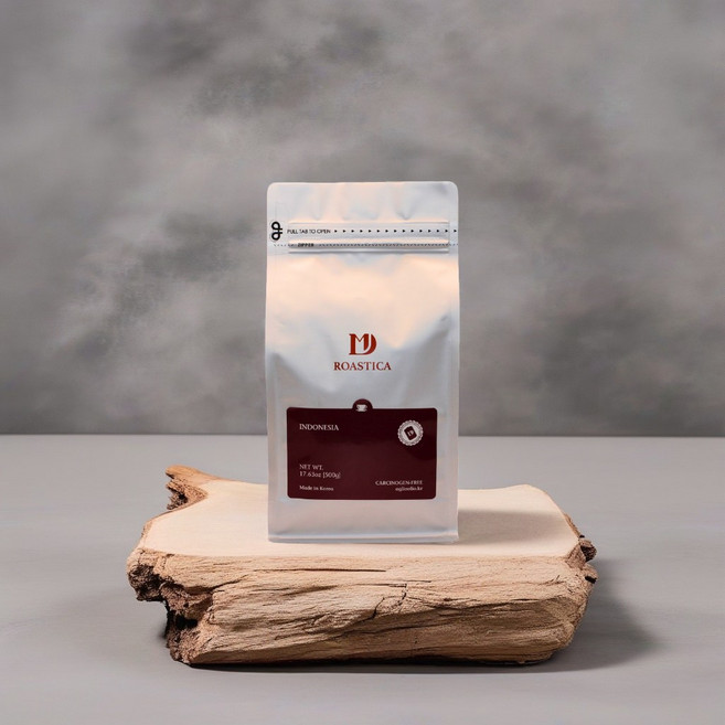 [엔젤보나] 인도네시아 가요마운틴 만델링G1, 모카포트, 500g, 1개