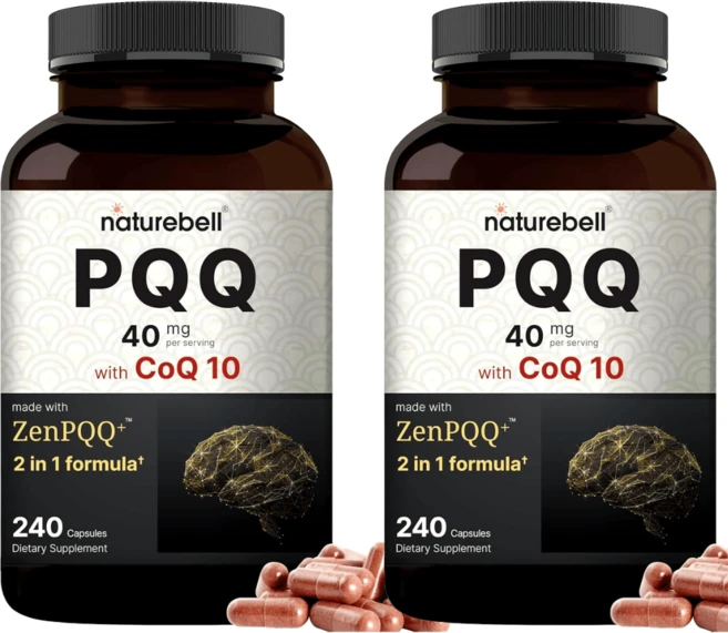 네이처벨 PQQ 코큐텐 40MG 240캡슐 2개, 240정 - 쿠팡
