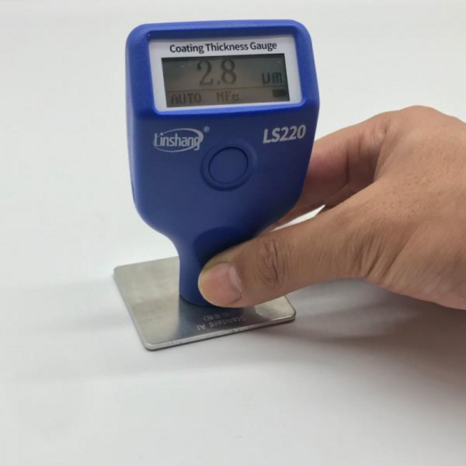 LS220 자동 자동차 코팅 두께 게이지 0.0-2000um Fe NFe 프로브 게이지 비자기 및 비전도성 코팅용, 1개