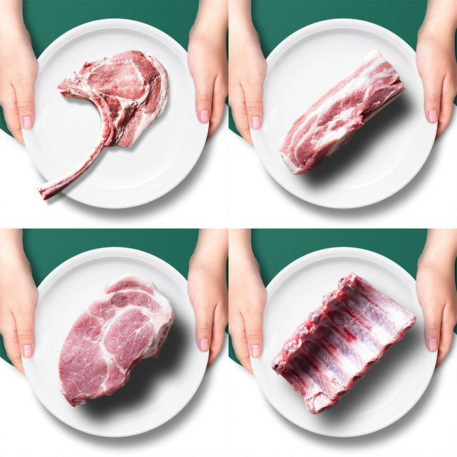 초신선 1등급 한돈 골라담기 삼겹살 목살 등갈비 돼지갈비 돈마호크! 캠핑고기 홈파티 돼지 토마호크, 360~410g, 돈마호크, 구이용