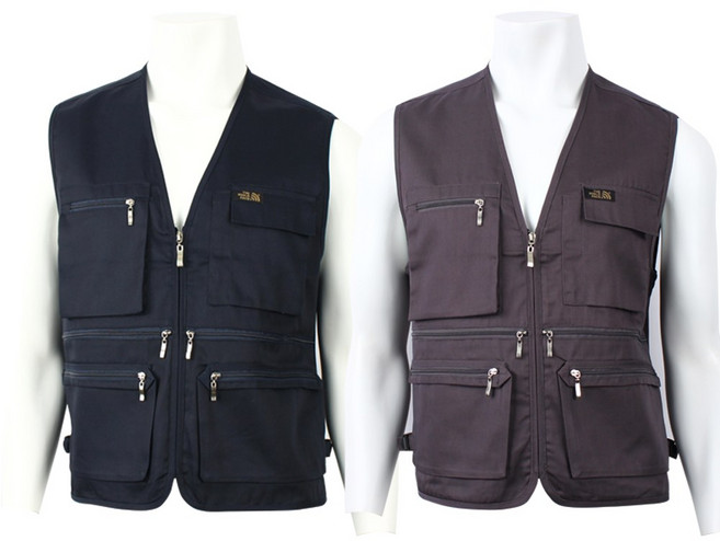 2장 [더맨월드] 봄가을 남자 MW 맨즈 우수 탄탄 조끼_작업조끼 퀵 배달 오토바이 현장 단체복 유니폼 빅사이즈 M1346