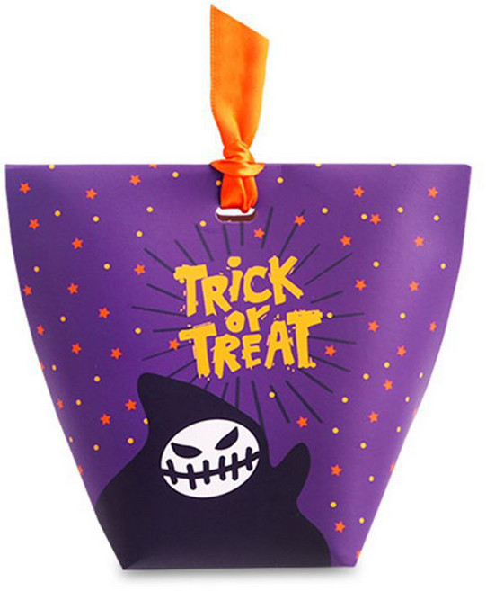 땡쓰몰 할로윈 포장용품, 1개, 06.선물상자 보텀/02.퍼플유령